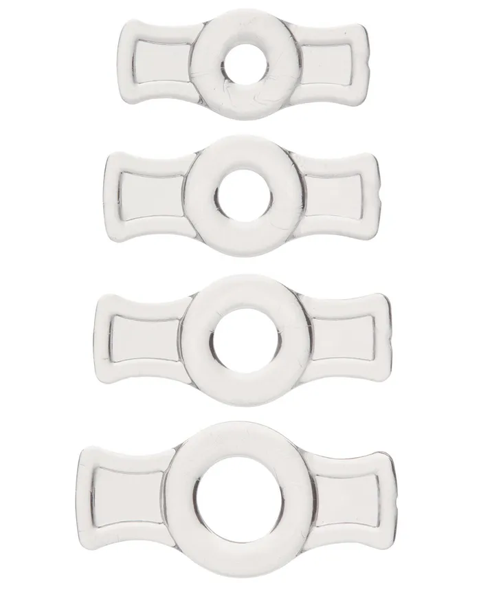 Titanmen Male Sex Toys | Titanmen Tools Cock Ring Set - Clear